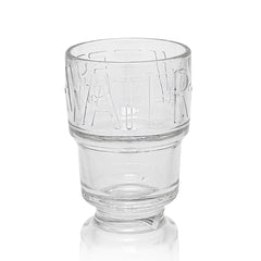 Typo clear tumbler Set of 6