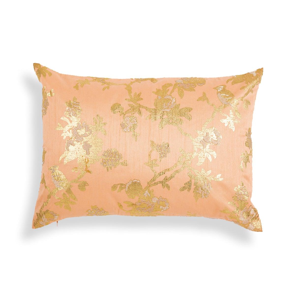 Ayana 14 In X 20 In Peach Cushion Cover - Home4u