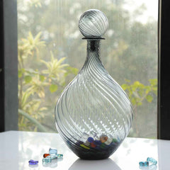 Tulay Gray Decanter With Lid Broder