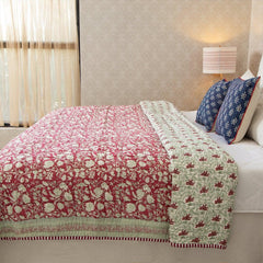 Bahar 90 In X 90 In Pink Bedspread - Home4u