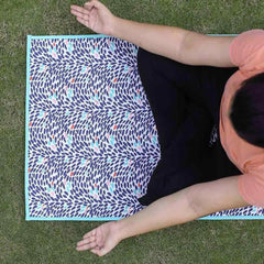 Renkli 30 In X 72 In Printed Multi Yoga Mat