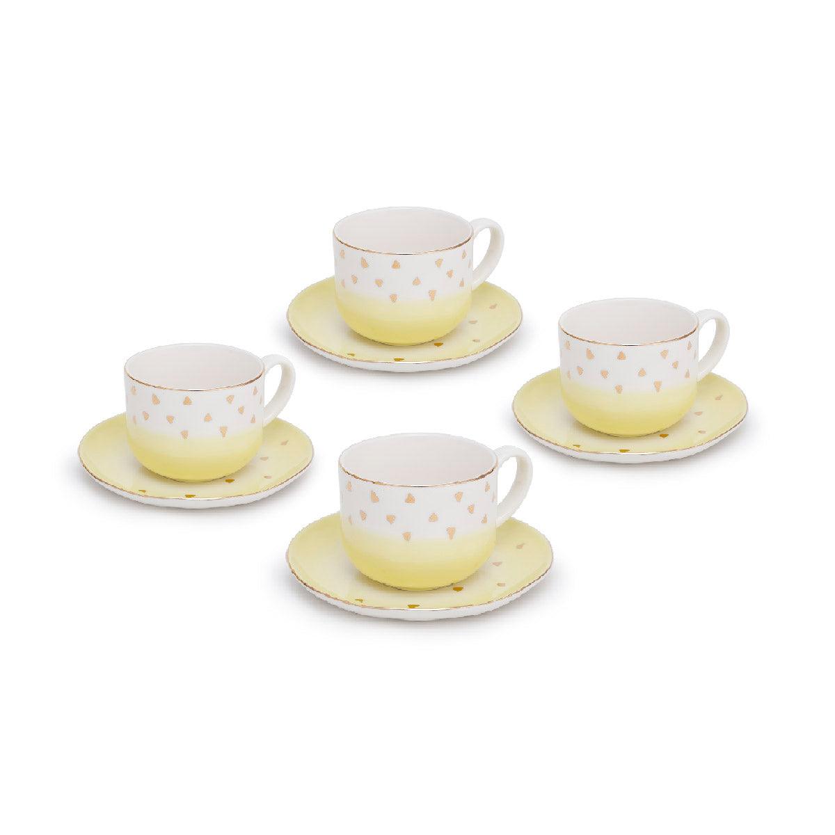 Gentle Cup & Saucer Set of 4 - Home4u