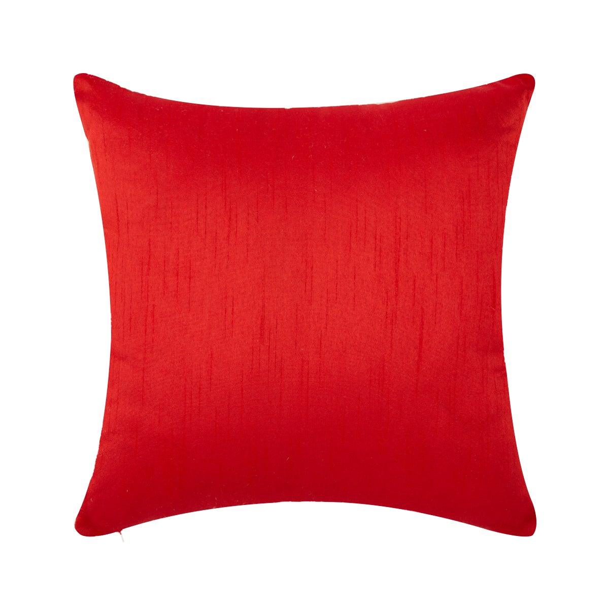 Anarkali LED Red Cushion Cover Home4u