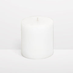 White Pillar Candle 4 x 4 Inch