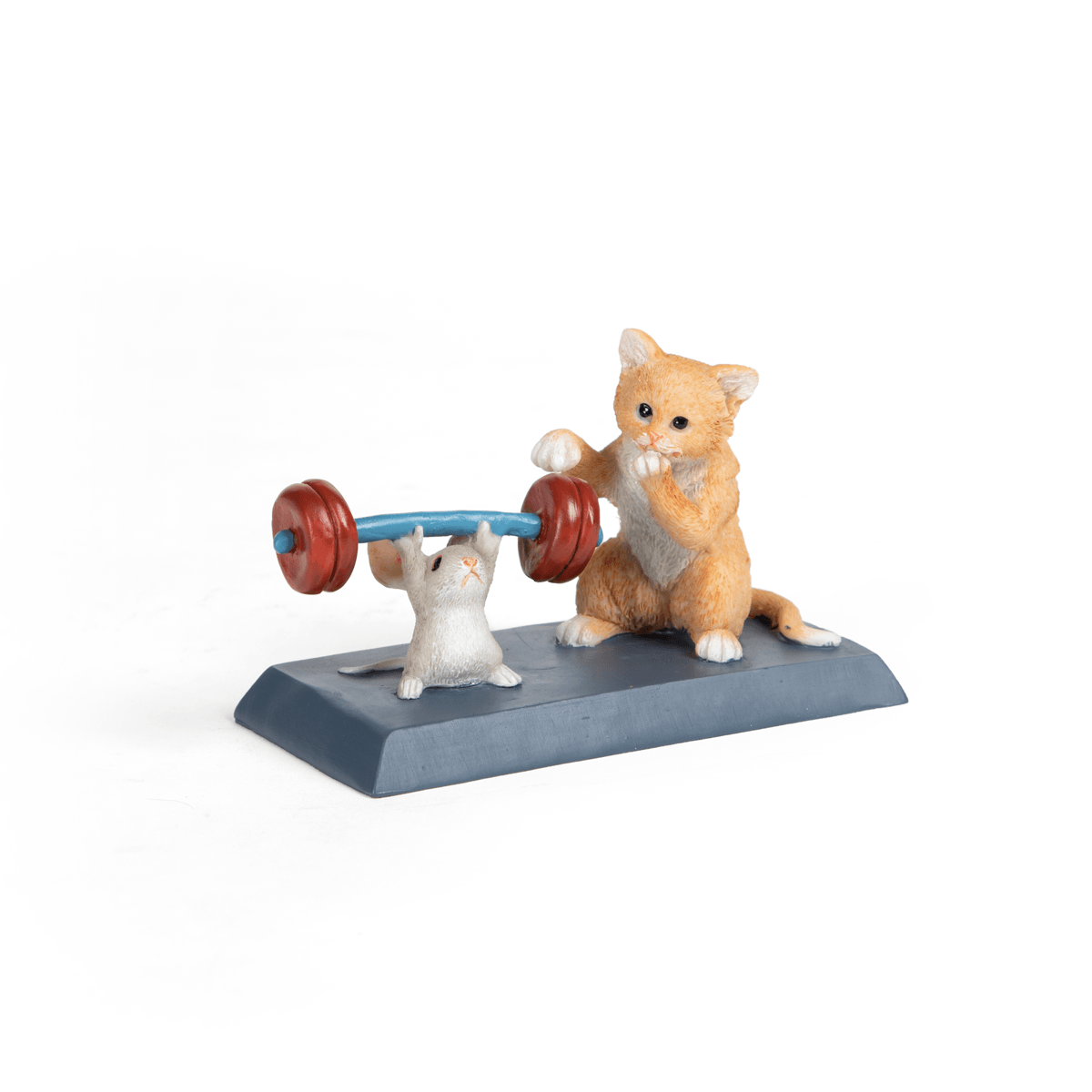 Cat and Rat working out Mini Object - Home4u
