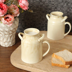 Dino Milk Mug Beige