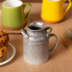 Dino Milk Mug Grey