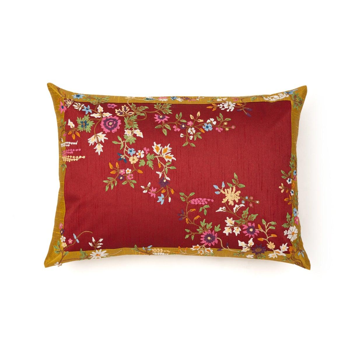 Athena Yellow & Red Cushion Cover - Home4u