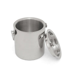 Bailey Ice Bucket With Tong Silver