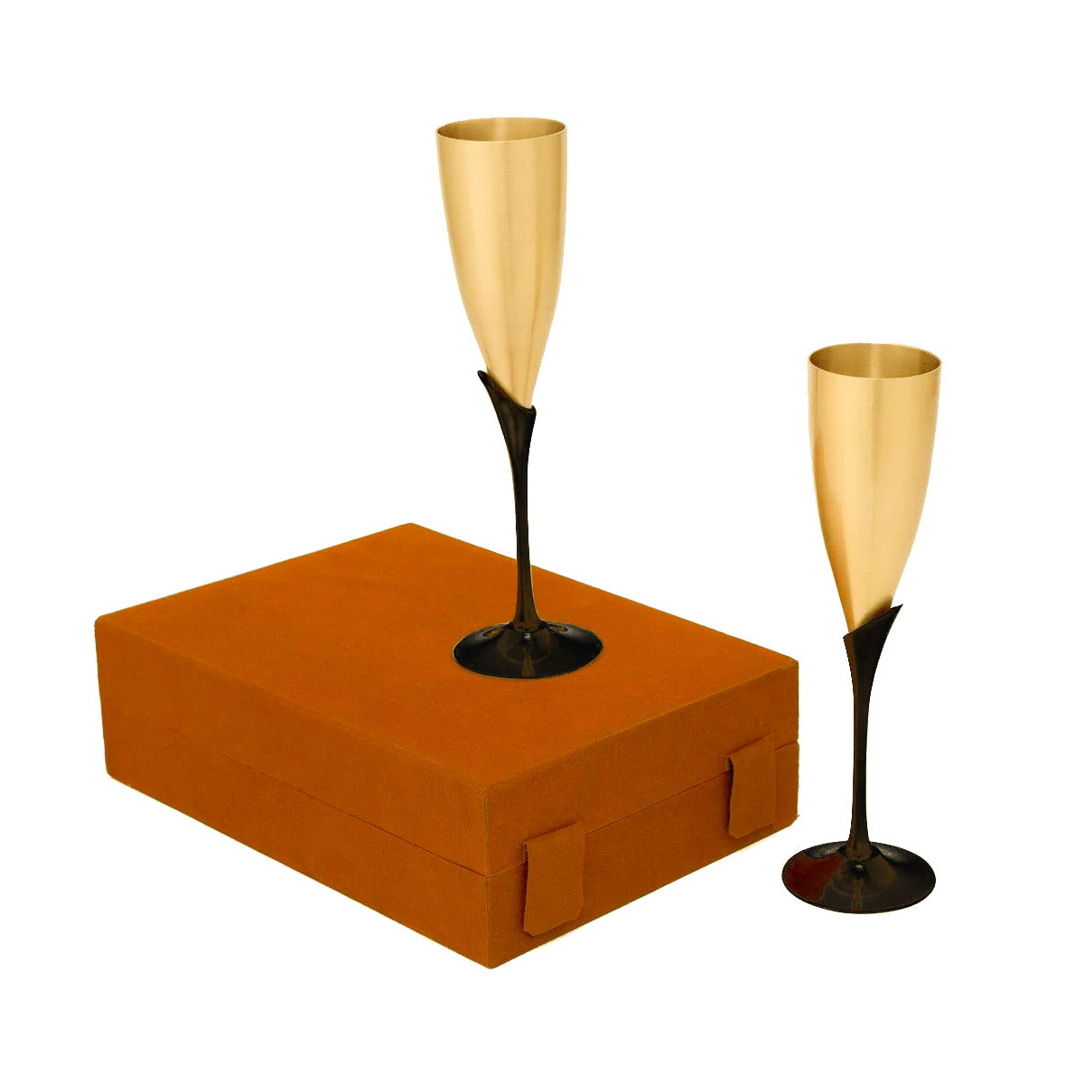 Advaith Wine Glass Set of 2 in Velvet Box