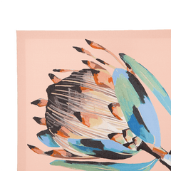 Ambrosia Turquoise Flower Wall Art