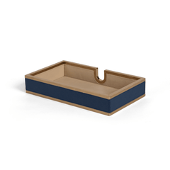 Lenny Tray Navy & Tan