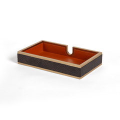 Lenny Tray Orange & Brown
