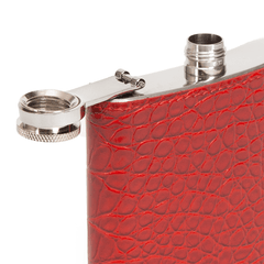 Richmond Hip Flask Red
