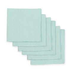Aqua Linen Napkin Set of 6 - Home4u