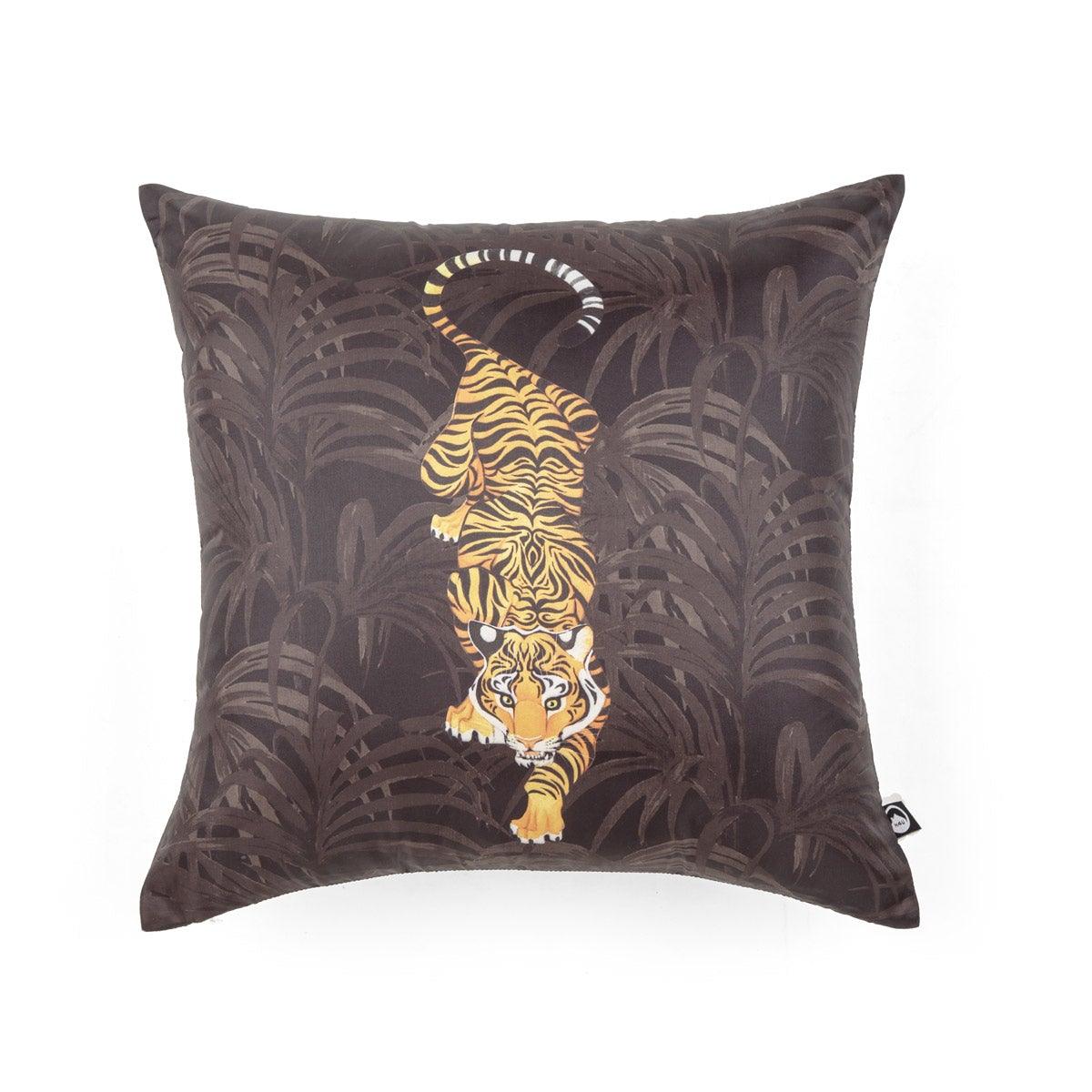 Della Tiger Print Cushion Cover - Home4u