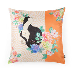 Della Kitty Print Cushion Cover - Home4u