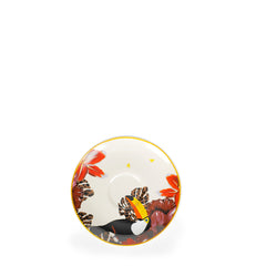 Macaw & Bee Cup & Saucer S/2
