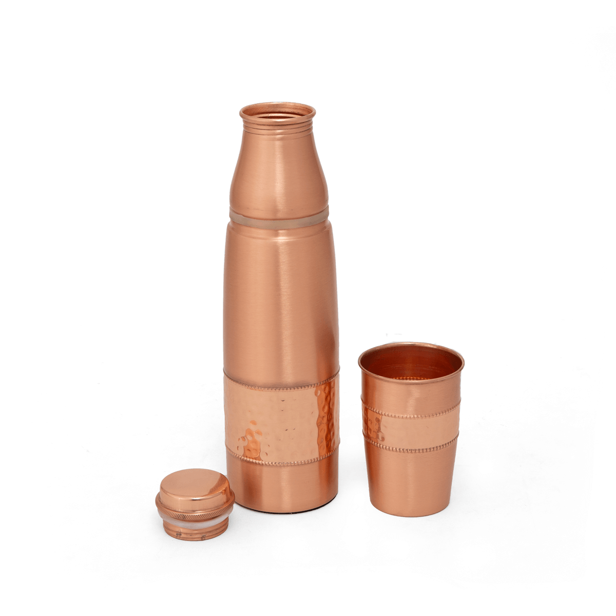 Zarie Copper Bottle with Glass