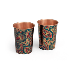 Paisley Glass Set of 2 - Home4u