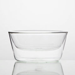 Zwiesel Kristallglas Transparent Jenaer Glass Serving Bowl Wide- Set of 2  Large
