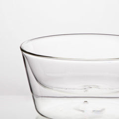 Zwiesel Kristallglas Transparent Jenaer Glass Serving Bowl Wide- Set of 2  Small
