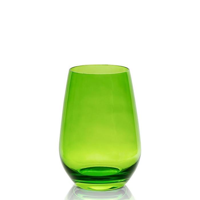 Zwiesel Kristallglas Sz, Universal Vina Spots 79  Green Glass Set Of 6