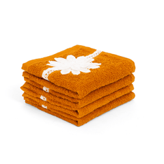 Lilia Guest Towel Orange Set of 4 - Home4u