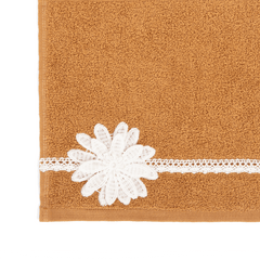 Lilia Guest Towel Ginger Color Set of 4
