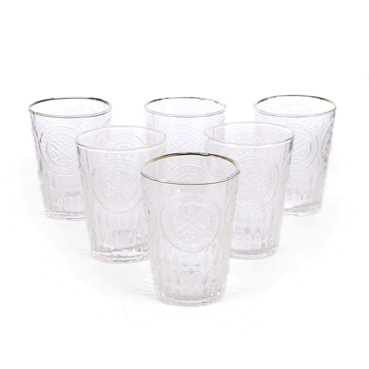 Javion Drinking Glass Set of 6 Clear - Home4u