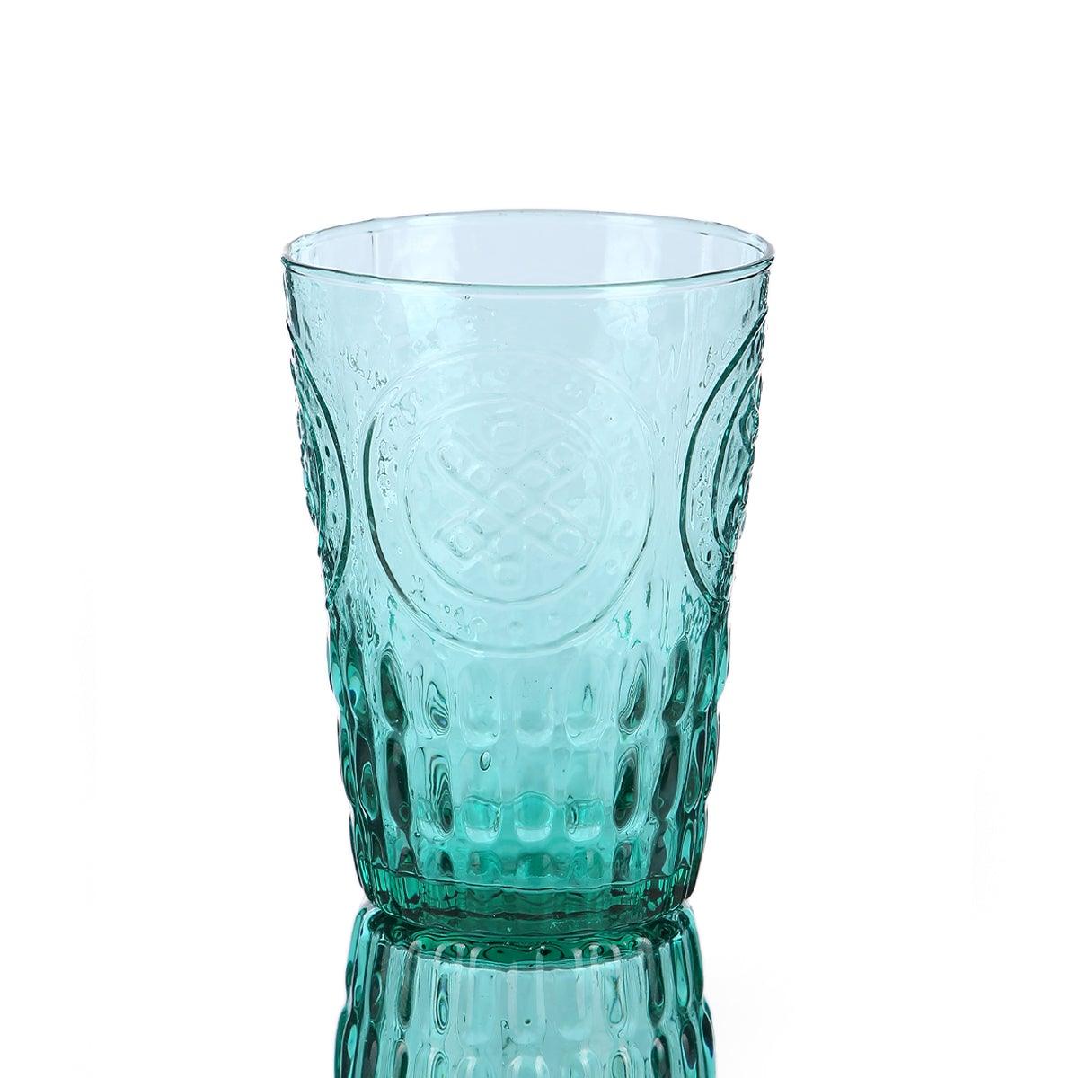 Javion Drinking Glass Set of 6 Aqua