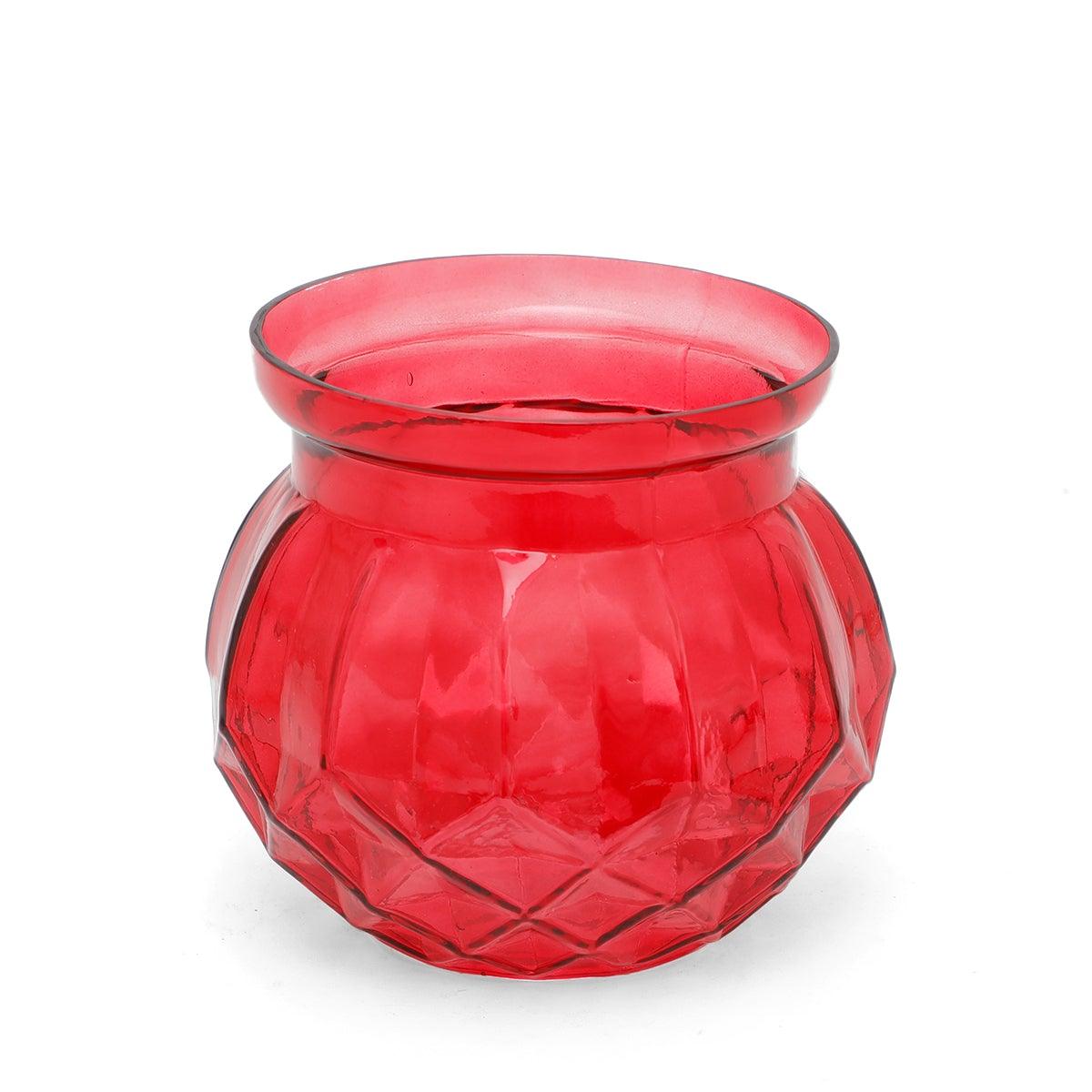 Robyn Candle Holder Red - Home4u