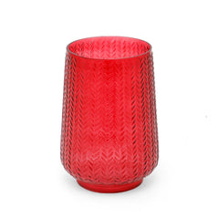 Gracie Candle Holder Red