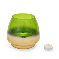 Clara Candle Holder Green