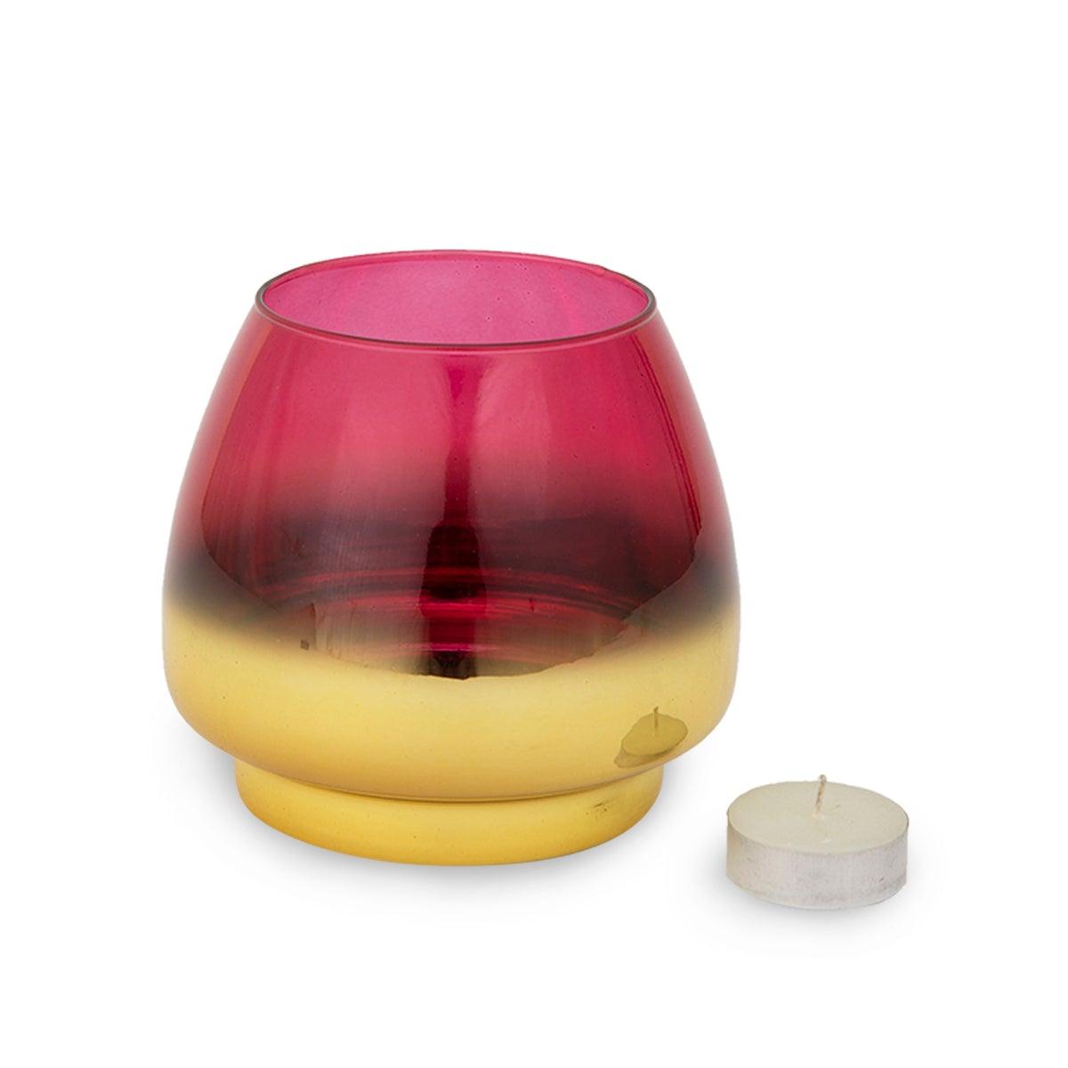 Clara Small Candle Holder Red - Home4u