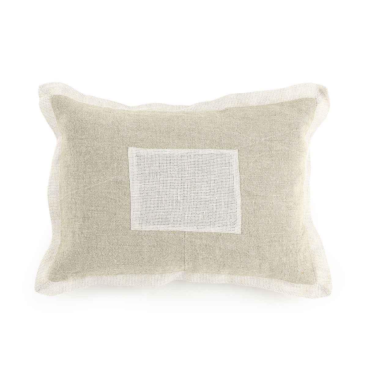Lucas Cushion Cover Light Brown & Cream - Home4u