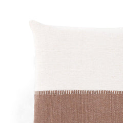 Lucas Cushion Cover Dark Brown & Beige - Home4u