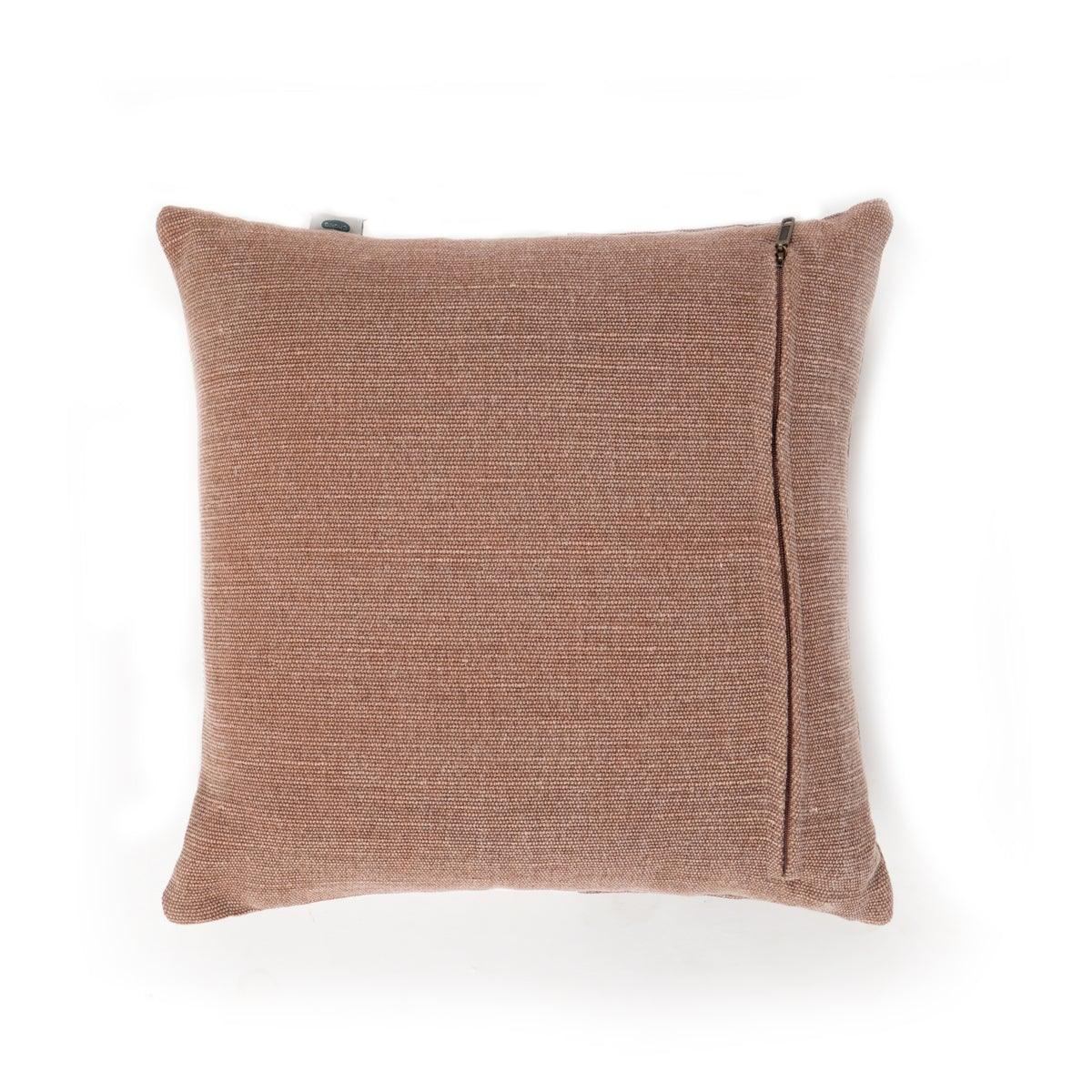 Lucas Cushion Cover Dark Brown & Beige - Home4u