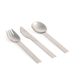 Herdmar Silver Metal Jungle Baby Cutlery - Set of 3