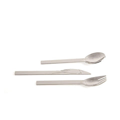 Herdmar Silver Metal Jungle Baby Cutlery - Set of 3