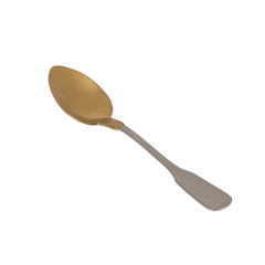 Herdmar Multicolored Metal Mono Tea Spoon - Set of 6