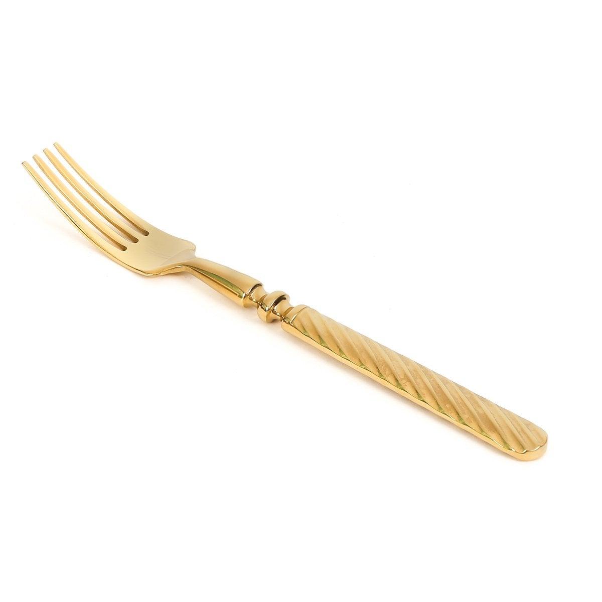Herdmar 123-Piece Gold Stainless Steel Sobor Cutlery Set