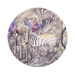 Nicolette Mayer Arcadia Zebra  Placemat Set Of 4