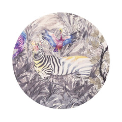 Nicolette Mayer Arcadia Zebra  Placemat Set Of 4
