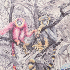 Nicolette Mayer Arcadia Monkeys Pebble 16 Vinyl Placemat???Set of 4
