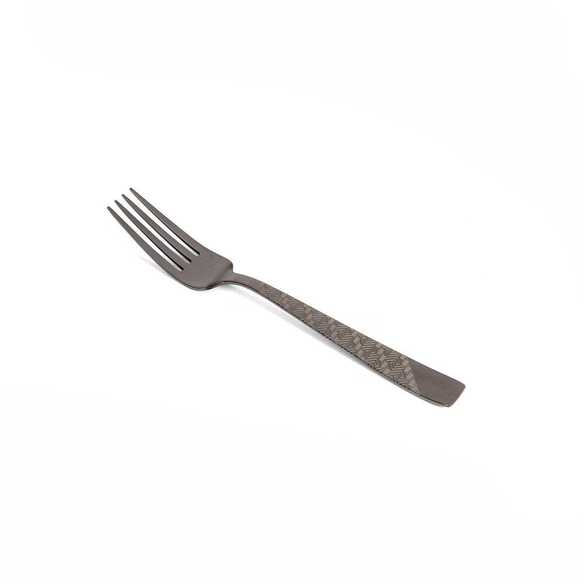 Versace Black Table Fork Set of 6