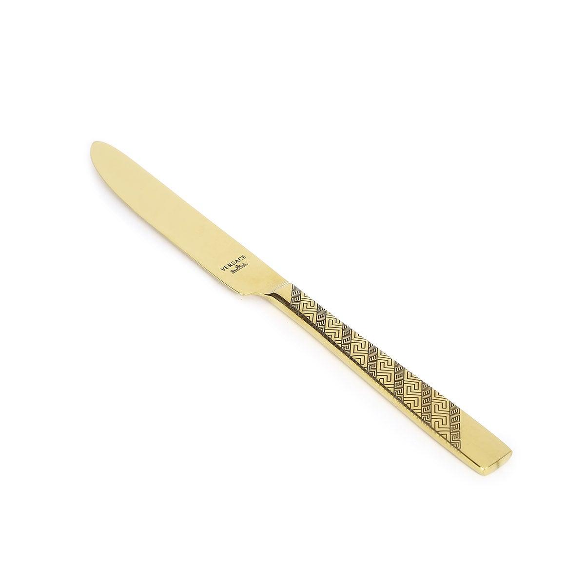 Versace Gold Table Knife Set of 6