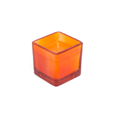 Eira Square Candle Orange