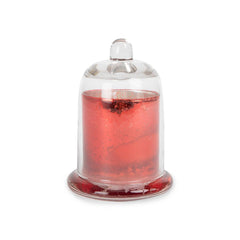 Cloche Jar Candle Red