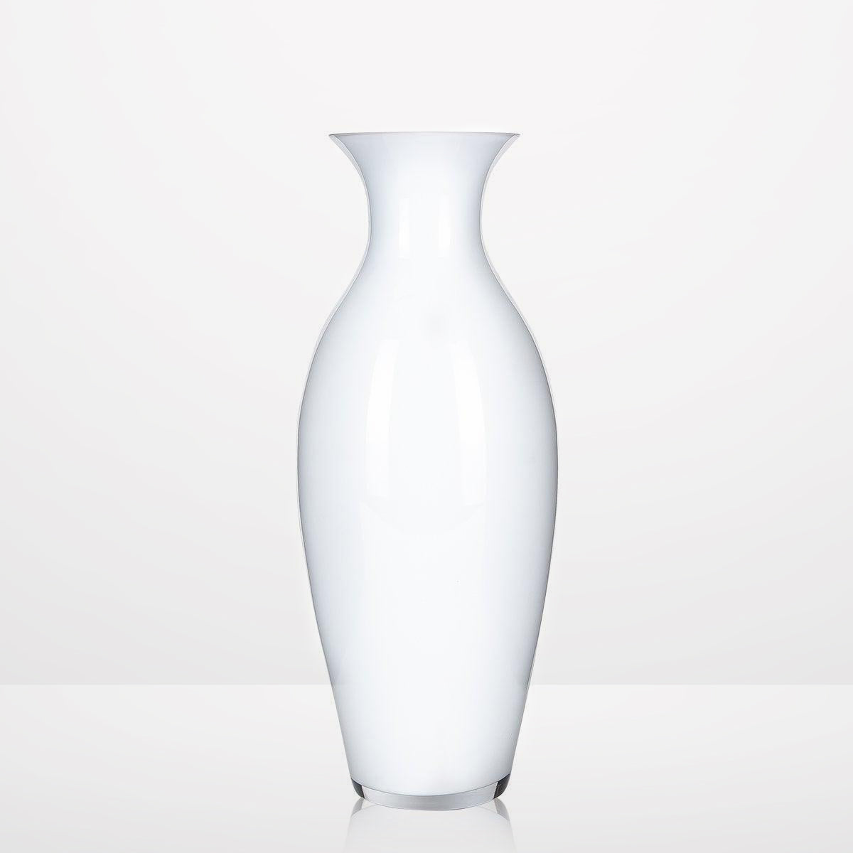 Z1872 Vase H 405Mm Milky